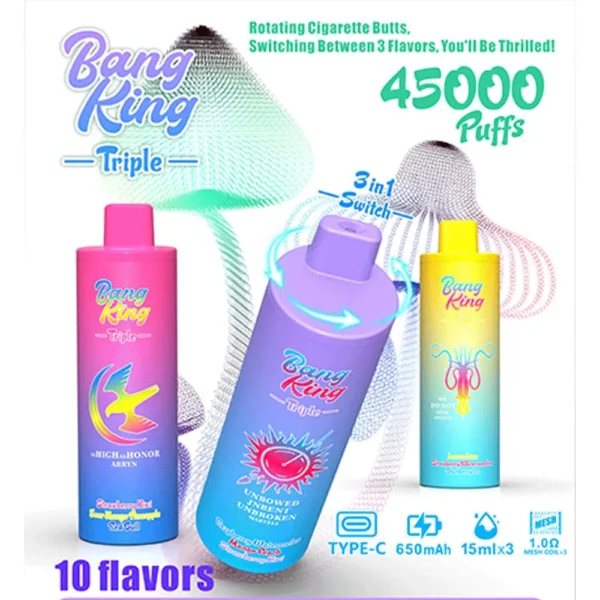 Vape Blind Box – 24h bang king triple 45k main – képen látható változat