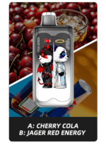 Merry Mi Panda Twins 40K – Cseresznyés kóla/Jager Red Energy ízű változat