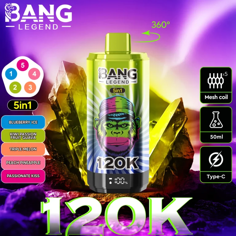 Bang Legend 120K 5 az 1-ben vape – ízkombináció, 1. változat