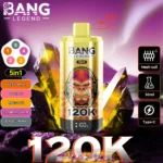 Bang Legend 120K – In energiaital ital őszibarack jég mangó jég – képen látható változat