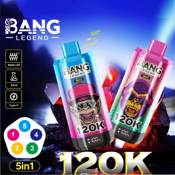 Vape Blind Box – Bang legend 120k in main picture – képen látható változat