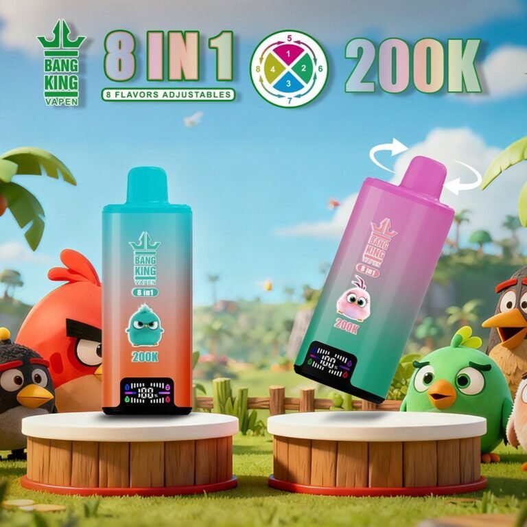 Bang King 200K nyolc az egyben ízváltós eldobható vape