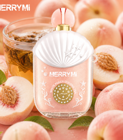 Merry Mi Kitty S 40000 – White Peach Oolong Tea ízű eldobható vape