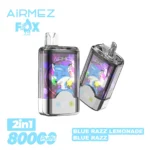 Airmez Fox 80K – In blue razz lemonade blue razz – képen látható változat