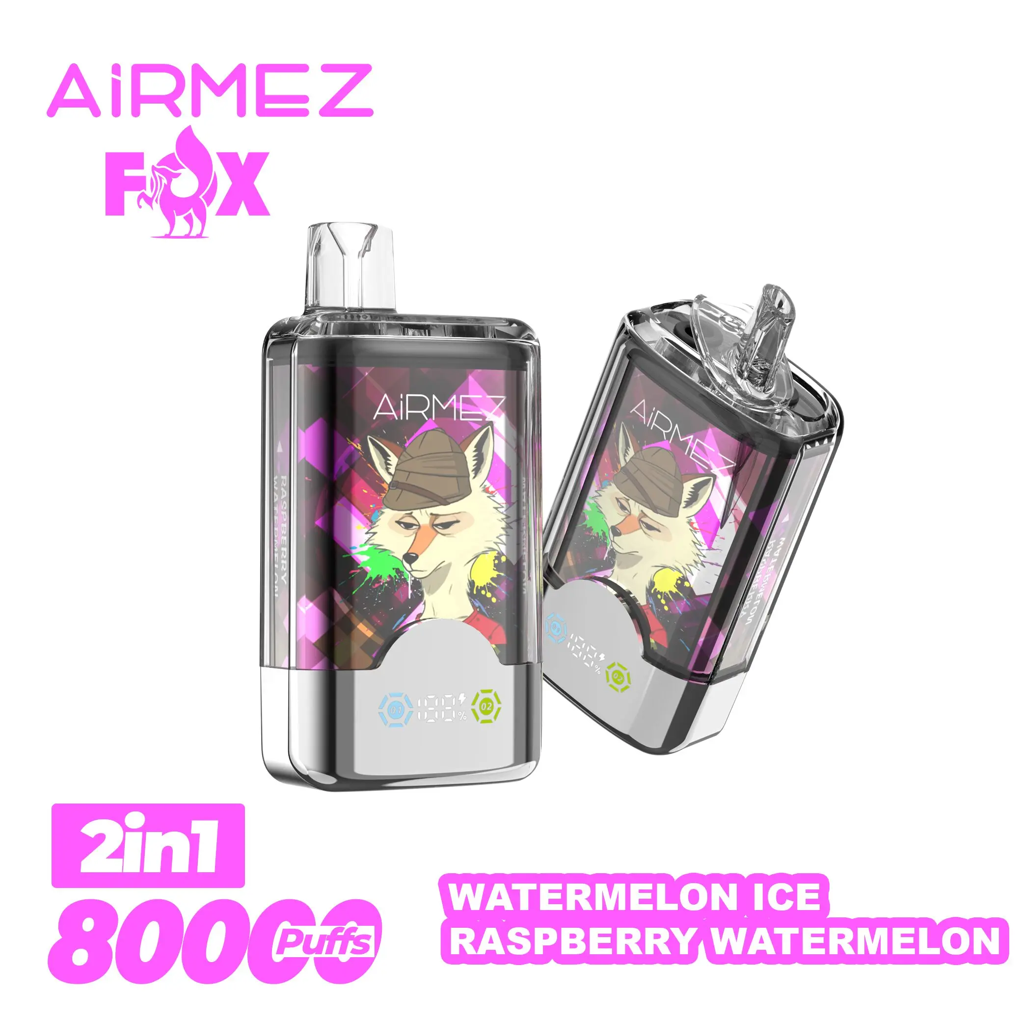 Airmez Fox 80K – In görögdinnye jég málna görögdinnye – képen látható változat