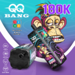 QQ Bang 180K – Feketeribizli love áfonya szeder eper mangó – képen látható változat
