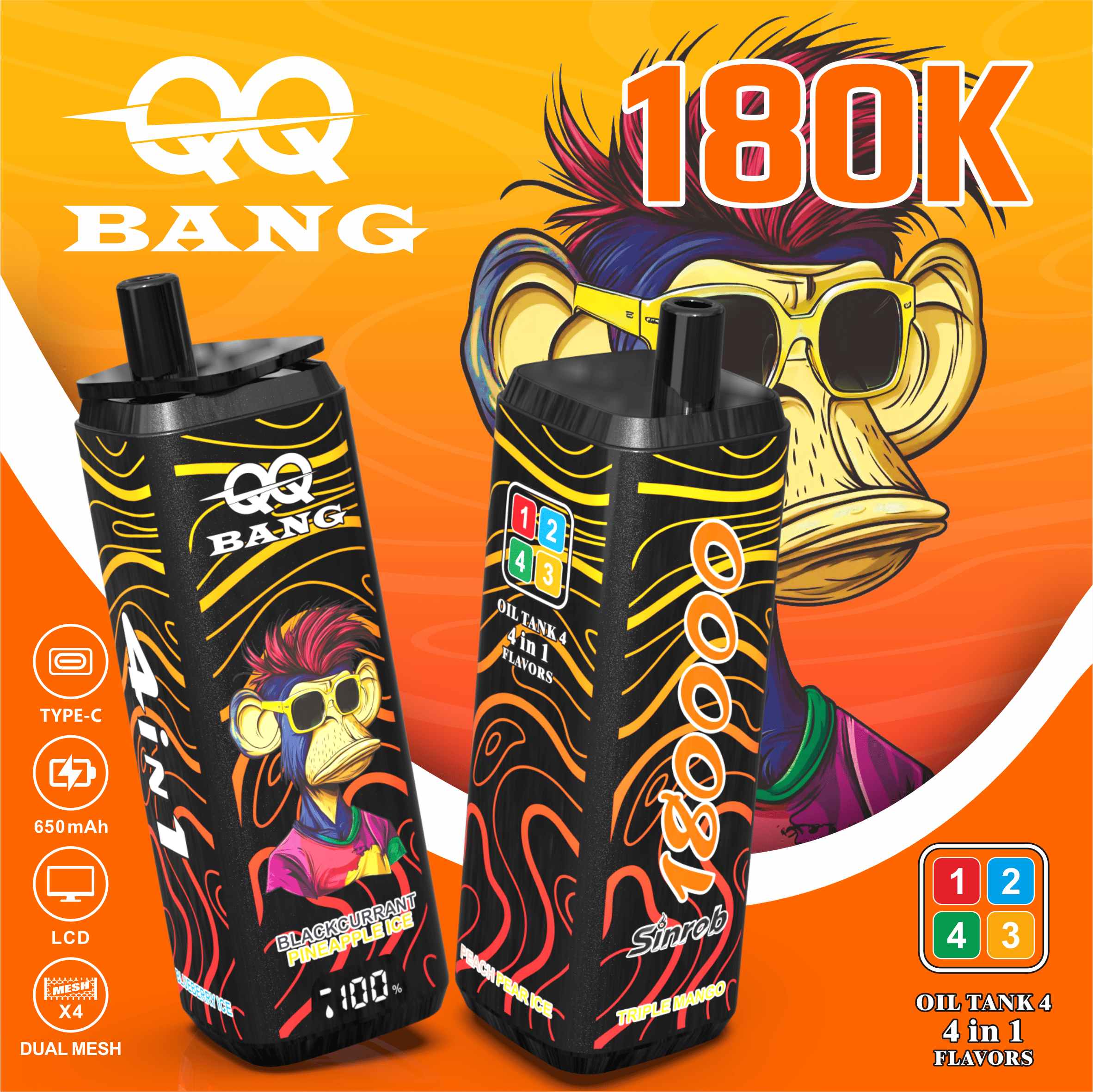 QQ Bang 180K – termékbemutató képe