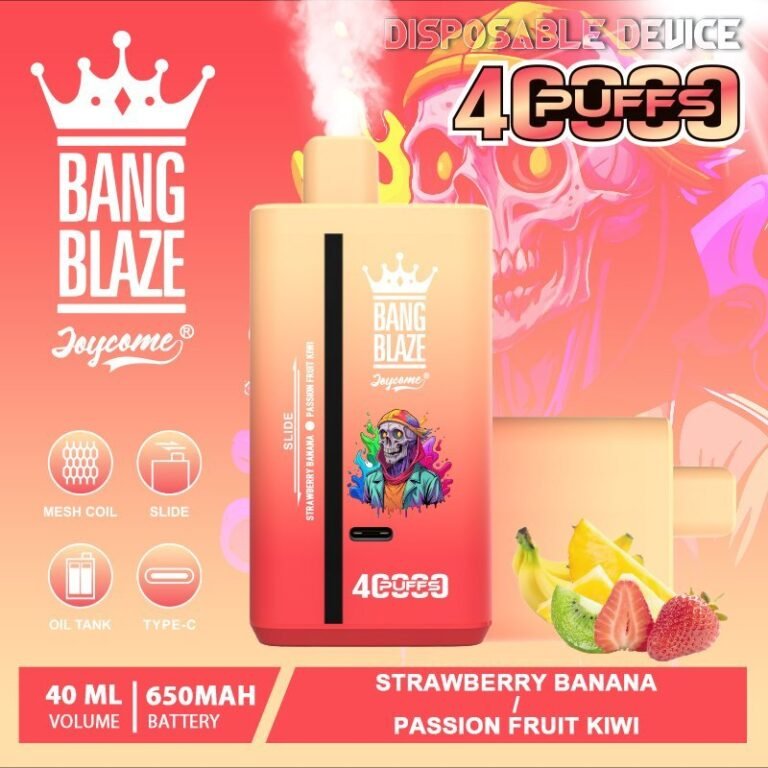 Bang Blaze 40K – Eper Banán/Passiógyümölcs Kiwi ízű változat