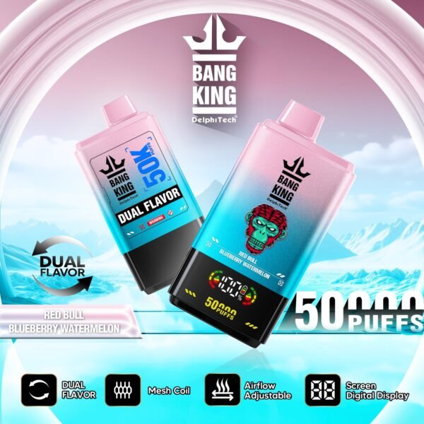 Bang King 50K – Red bull áfonya görögdinnye – képen látható változat
