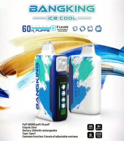 Bang King Ice Cool 60K – Kék Razz jég ízű változat