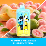 Merry Mi Panda Twins 40K – Kivi-passiógyümölcs-guava/Vegyes bogyós gyümölcsök ízű változat
