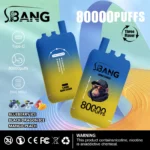 Bang Leader 80K – Áfonya jég black sárkánygyümölcs jég mangó őszibarack – képen látható változat